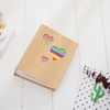 5 -inch 200 sheets/7 -inch 100 sheets of colored cowhide paper album Children's baby album insert pocket album