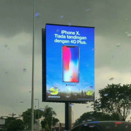 室外led屏厂家 p10表贴高清全彩LED单元板模组  停车场显示屏