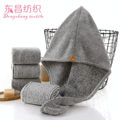 浴帽干發帽26*65 柔軟吸水纖維包頭巾簡約日式擦頭巾廠家批發