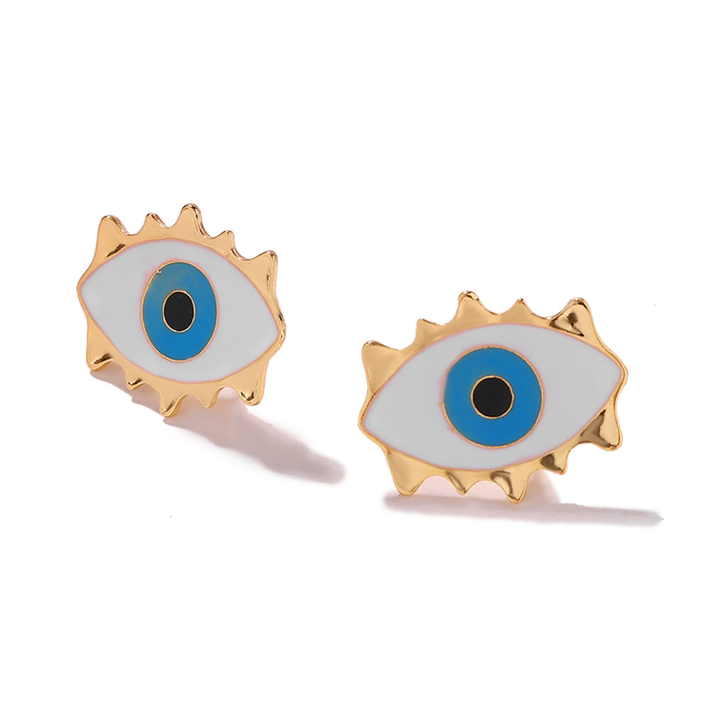 Korean New Alloy Eye Earring Fashion Earring Accessories display picture 8