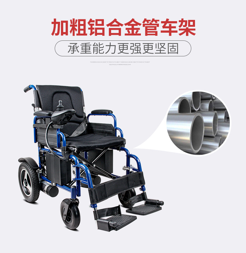 Xinkangda Electric Wheelchair Xkd110A New Foldableing Lightweight Aluminum Alloy Smart Scooter for the Elderly and Disabled