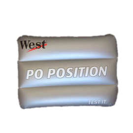 电压厂家供应长方形充气枕头 PVC沙滩旅行枕 充气浮排枕