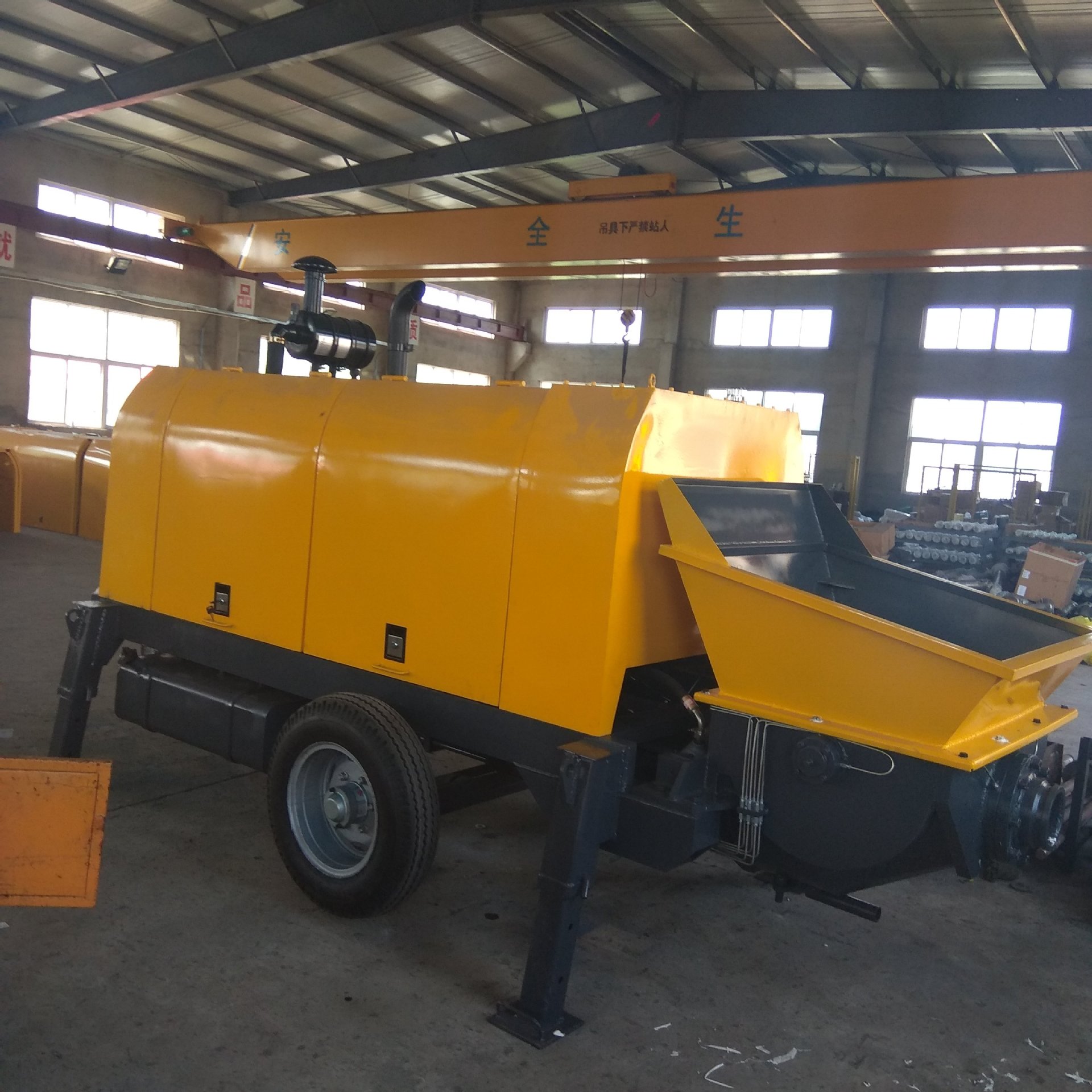 混凝土输送泵 40混凝土泵 HBTS40-10-82R道依茨柴油动力拖泵