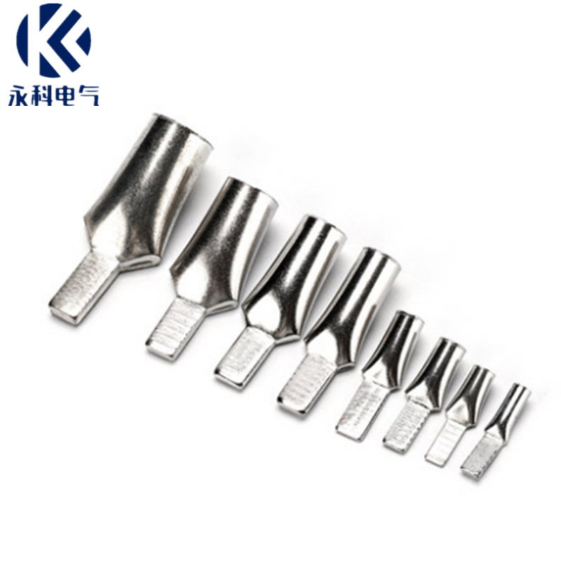 C45插针裸接线端子 C45-50 鸭嘴铜接线端子 端头 铜线耳 紫铜铜鼻