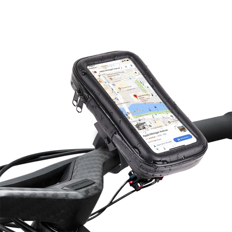Motor, elektrische mobiele telefoonstandaard, waterdichte tas voor buitenfietsen, accufiets, fietsnavigatiestandaard_voghion.com