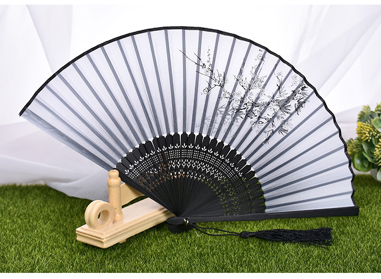 厂家直供古风扇子中国风舞台表演道具影楼拍摄折叠扇装饰摆饰扇子详情图12