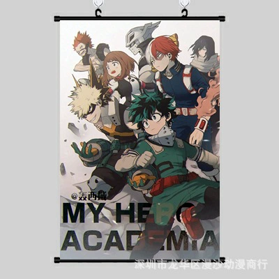 Популярная аниме My Hero Academia poster(постер) Личная творческая периферия для спальни, стены, декор, картина для рисования