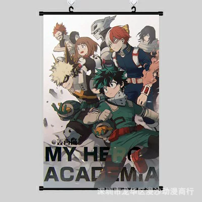 Популярная аниме My Hero Academia poster(постер) Личная творческая периферия для спальни, стены, декор, картина для рисования