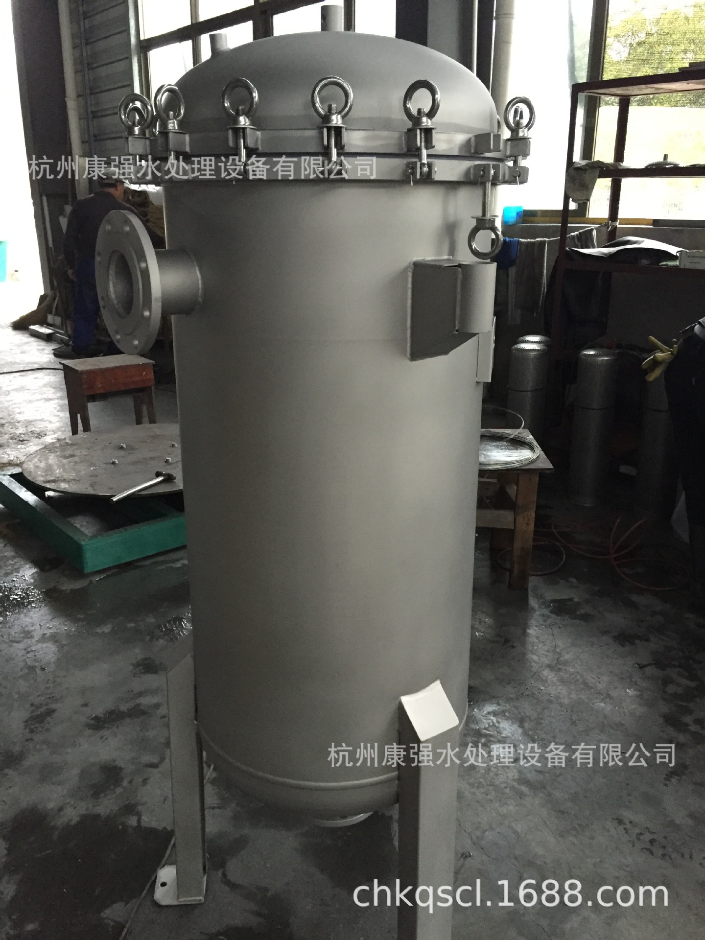 厂家供应 直径500mm　３袋式过滤器　熔喷滤袋过滤器厂家