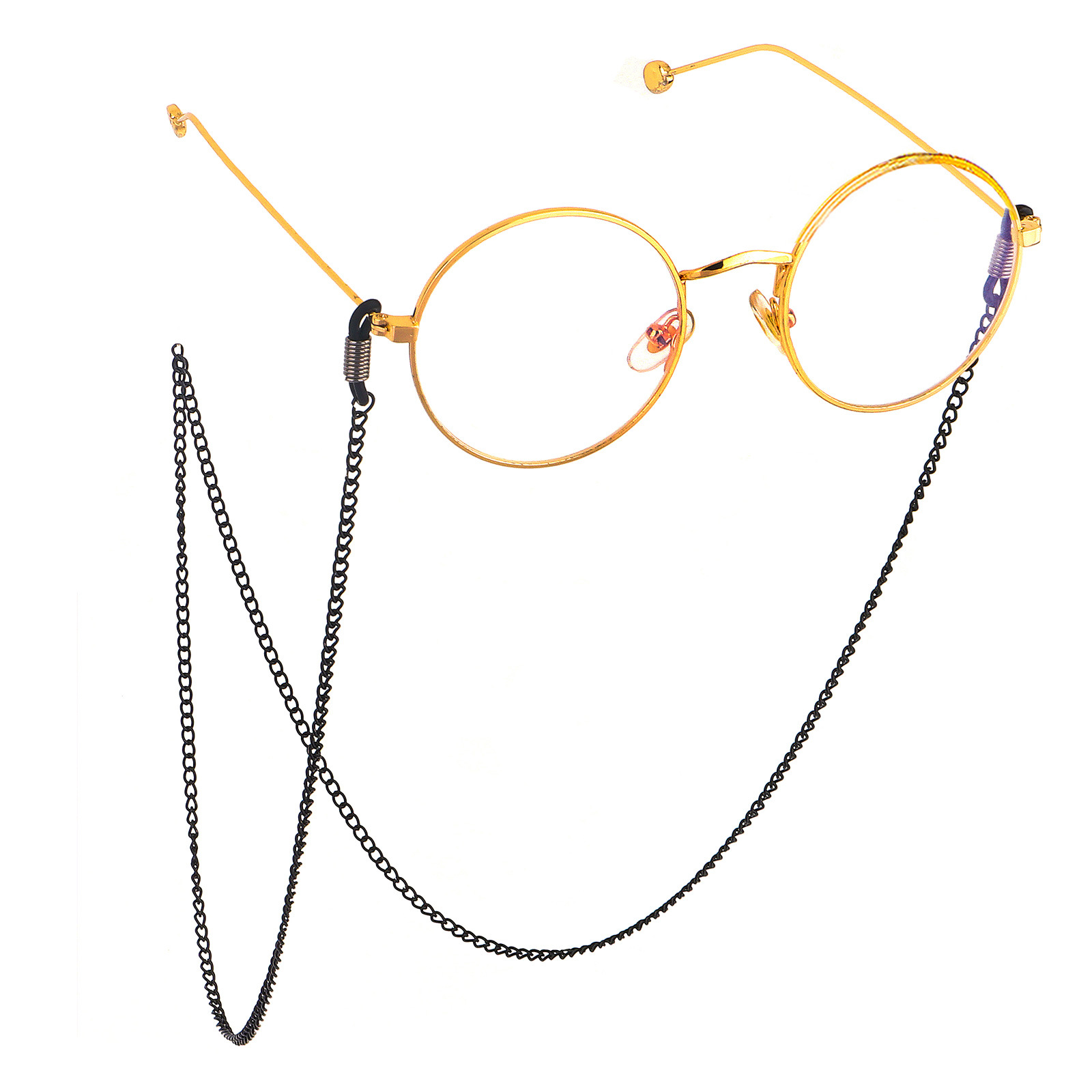 Fashion Simple Sunglasses Matching Gold Glasses Chain Glasses Chain display picture 1