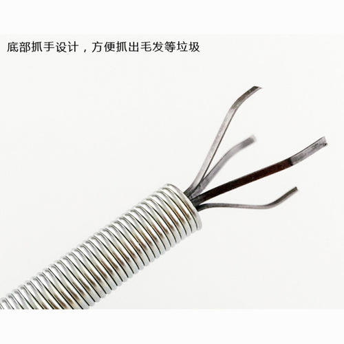 Sewer pipe unblocker with claw sewer picker bendable stainless steel garbage clip sewer unblocker