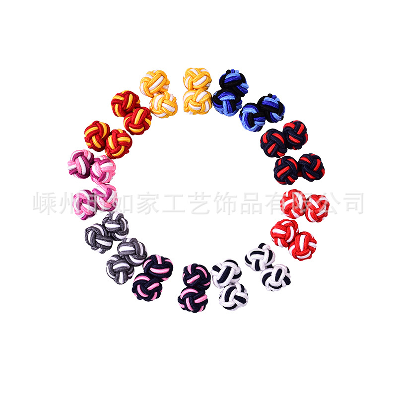 供应盘扣、袖扣、手工编织袖扣