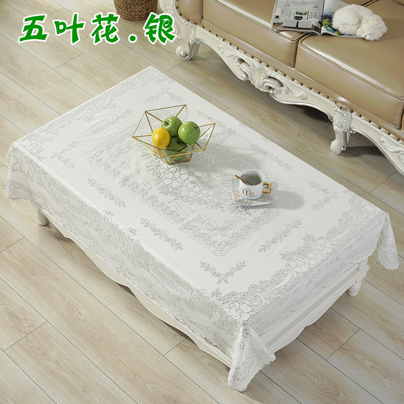 120x150 五叶花 银色