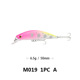 Sinking Minnow Fishing Lures 55mm 6.5g Hard Plastic Baits Fresh Water Bass Swimbait Tackle Gear