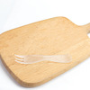 Disposable plastic fork waves, wavy three -toothed cake dessert fork fruit fork thickened bulk dessert snack fork