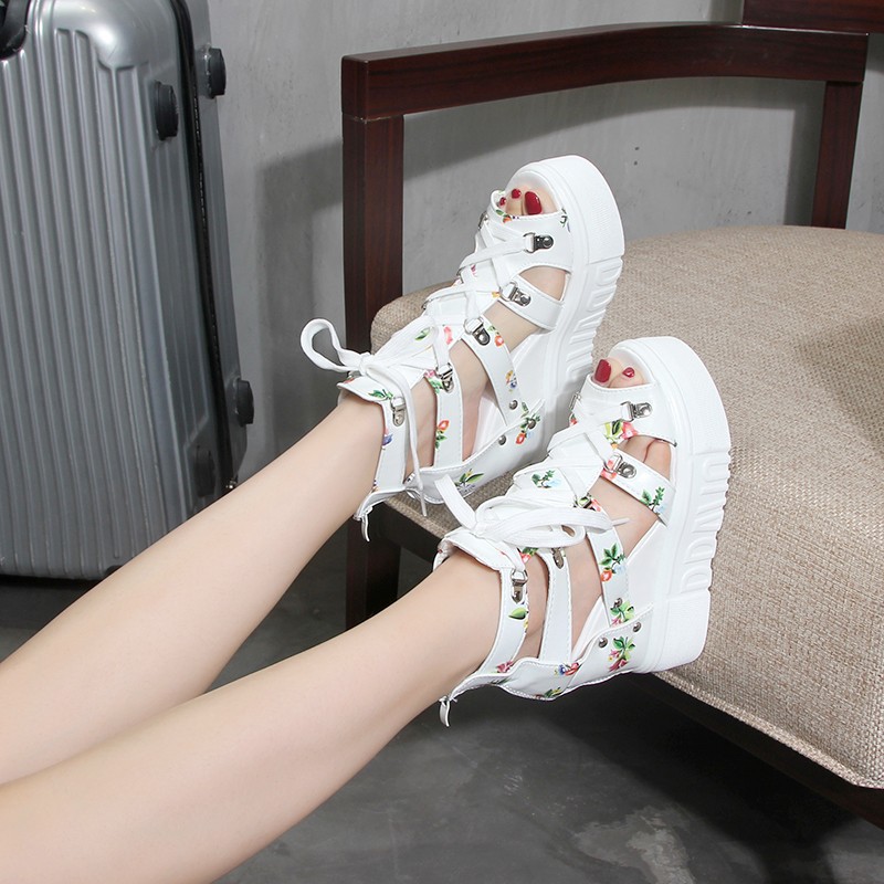 Spring Summer High Wedge Sandals