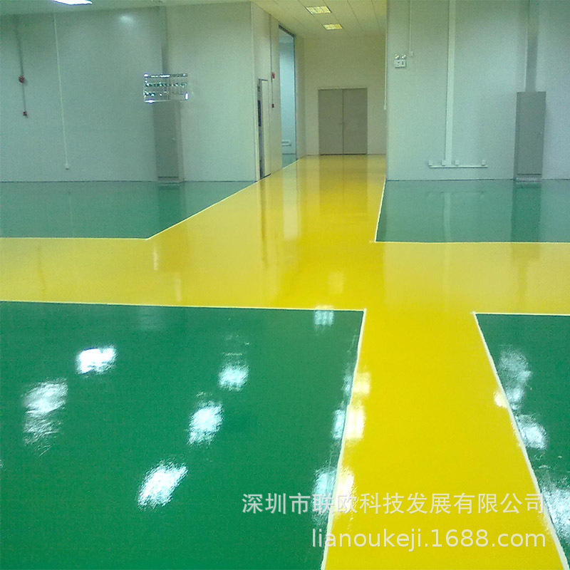 绿色环氧树脂地坪漆厂家供应  厂房车间地板漆施工 地坪漆材料批