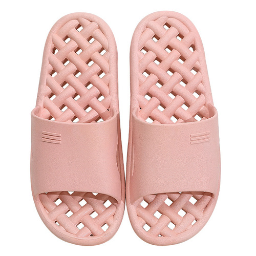 Hollow leaking bathroom slippers summer women's indoor home household non-slip men's summer sandals men's summer wholesale