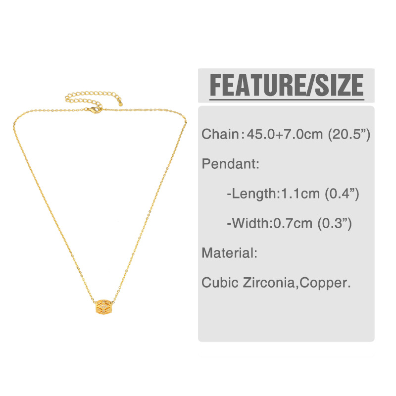 Alloy Simple Geometric necklace  Alloy  Fashion Jewelry NHAS0532Alloypicture1