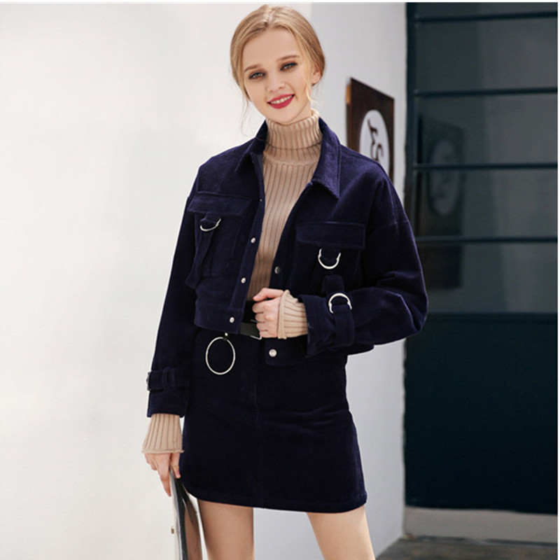 Costume femme en Velours côtelé - Ref 3334546 Image 1