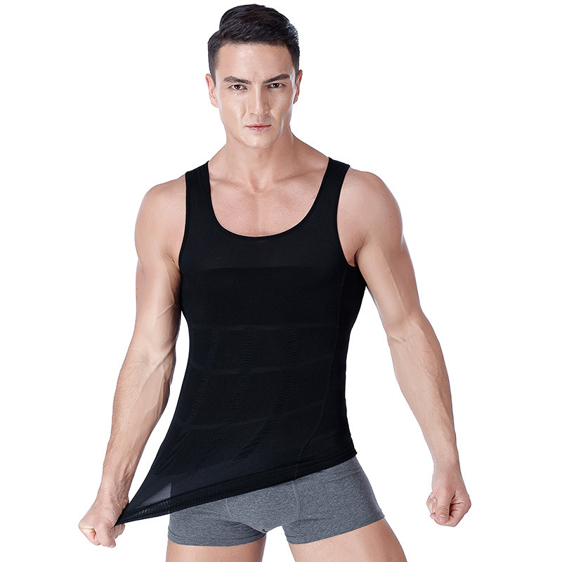 Men's Body Shaping Body Shaping Beer Belly Fat-burning Slimming Underwear Summer Seamless Belly Tinting Vest Thin Men's Body Shaping Body Shaping Beer Belly Fat-burning Slimming Underwear Summer Seamless Belly Tinting Vest Thin