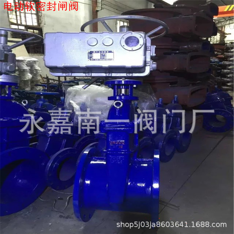 Z945X-16Q 电动闸阀 DN65 软密封弹性座封法兰闸阀