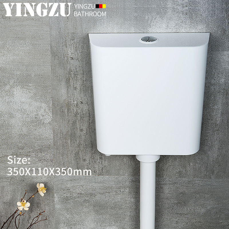 蹲便器冲水箱冲厕所家用蹲坑静音水箱双按节能大冲力水箱 YS801