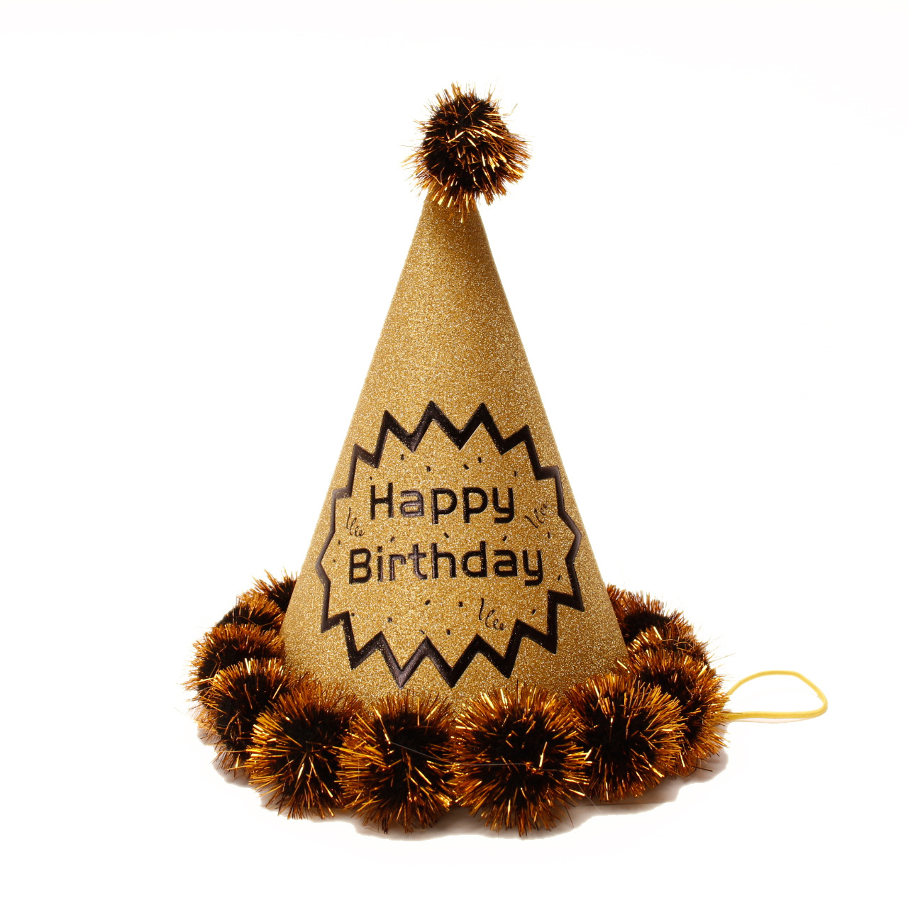 20公分烫金帽金