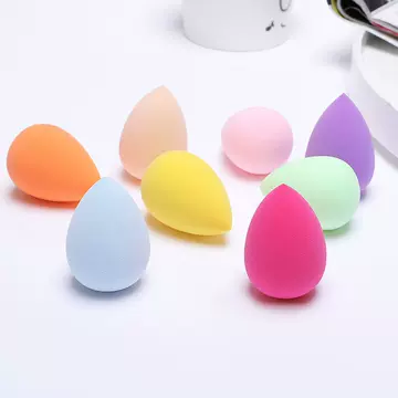 4 * 6 fine a non latex powder puff water drop gourd oblique cut powder puff face wash puff cotton pad beauty egg becomes larger in water - ShopShipShake