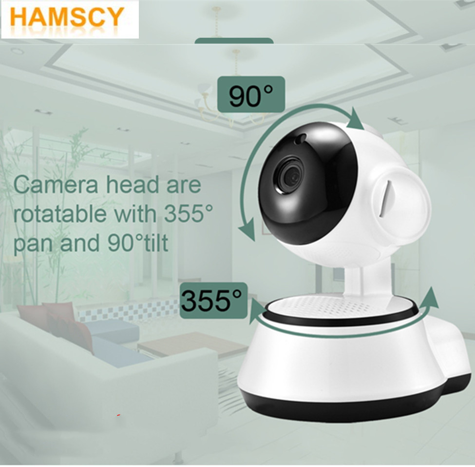 V380摇头机100W720PWiFi无线网络摄像机小狗高清摄像头ipcamera