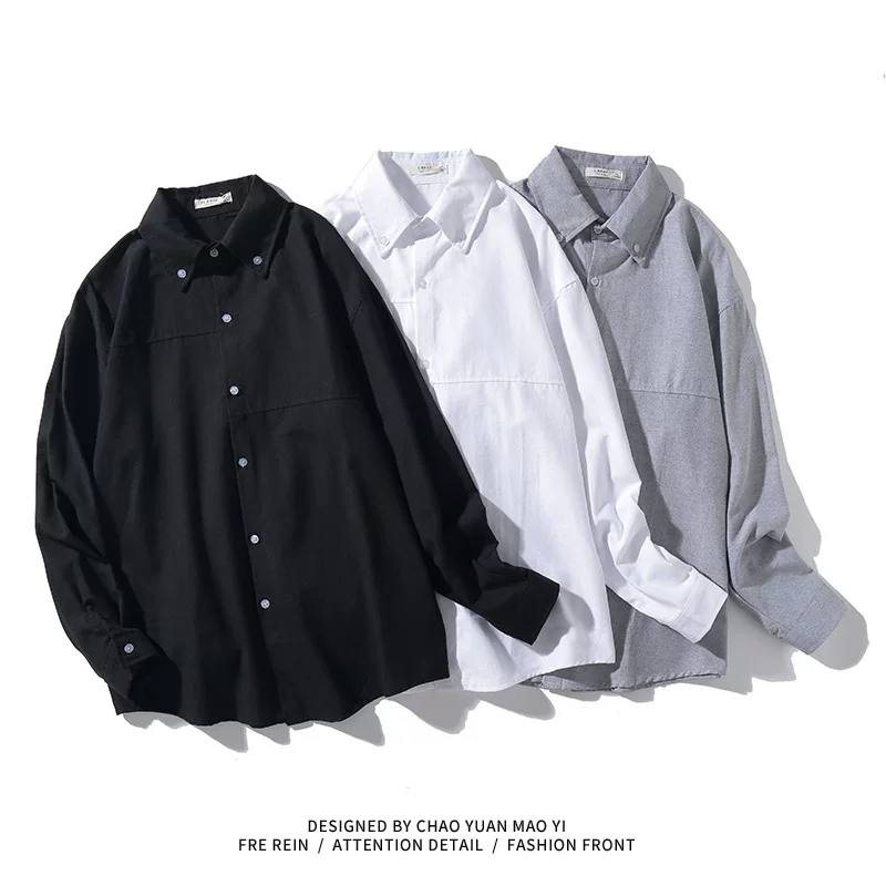 Осенняя цветная рубашка для отдыха slim fit