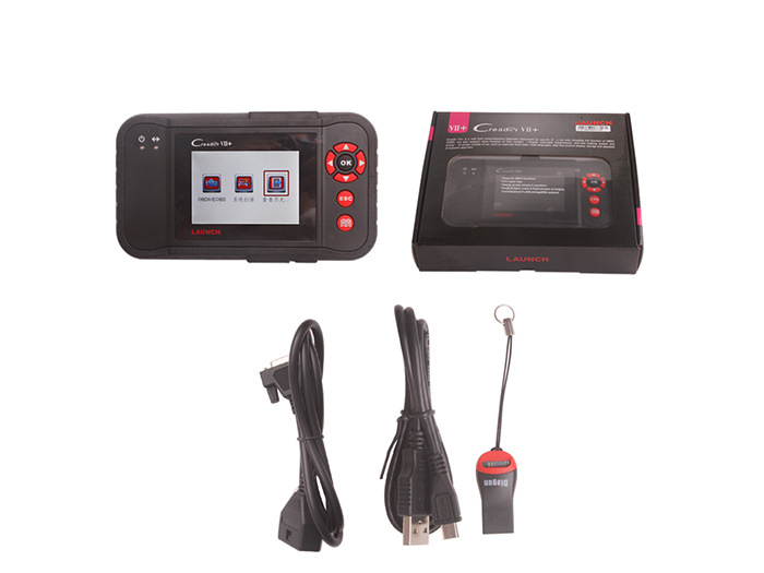 元征Launch X431 Creader VII+CRP123元征读码卡7代+海外版多语言|ms