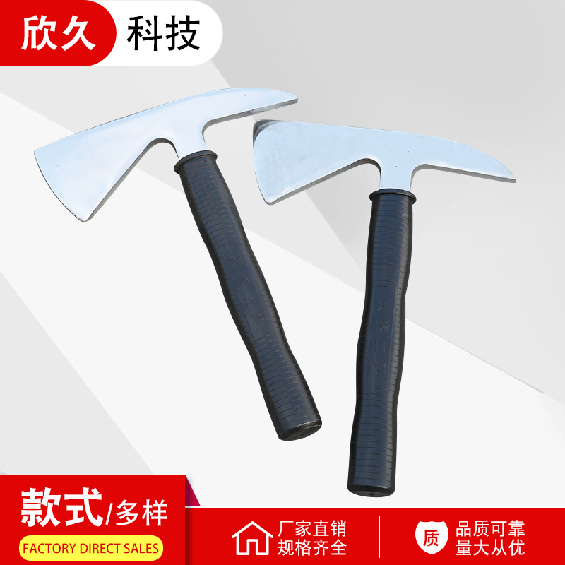 厂家供应 短柄腰斧 手长柄平头斧尖头斧 太平斧 消防斧便携救生