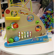 德国精品滚球历险记 宝宝益智智力早教创意木质儿童玩具新品上市