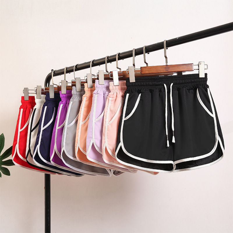 8001# real shot sports shorts women's running summer loose hot pants casual wide pants plus size 10 color 8 yards