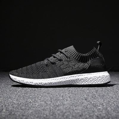 2019新款飞织网面运动鞋男士夏季透气跑步鞋韩版休闲鞋男潮鞋批发