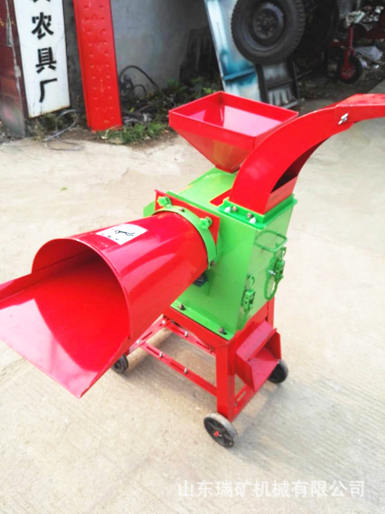 牛羊干湿饲料铡草粉碎机家用养殖玉米秸秆粉草机揉丝机碎草切草机