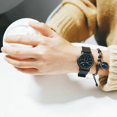 Hollywood twelve zodiac glow-in-the-dark watches for men and women, students, Korean style, simple and fashionable, trendy, casual, personalized, couple, friends.