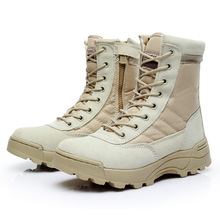 戶外戰術靴swat軍迷登山靴 防滑作戰靴 高幫沙漠靴 廠家直銷現貨