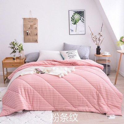 全棉色织精梳纺棉花被芯 千层絮工艺 新疆棉花 不起球 不起堆|ru