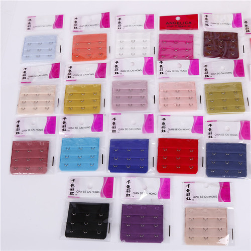 Factory direct sales bra extension buckle stainless steel bra extension buckle bra three-row buckle bra accessories