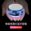 Factory direct selling Bluetooth speakers Crystal colorful light plugging card U disk free calling radio Bluetooth audio gift