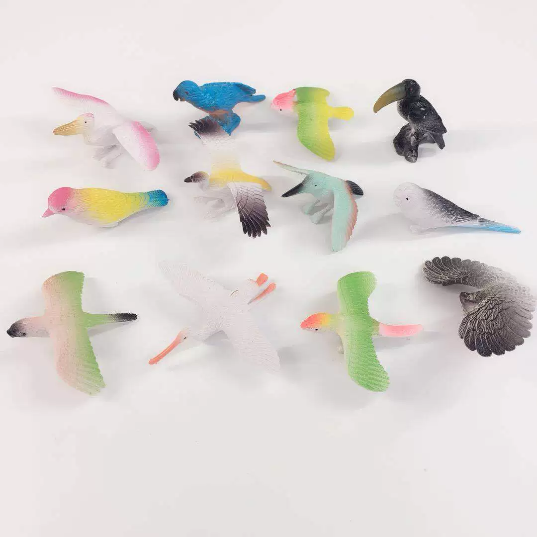 12-плые модели птиц, игрушки для животных, модели игрушек с насекомыми, популярные игрушки для раннего образования