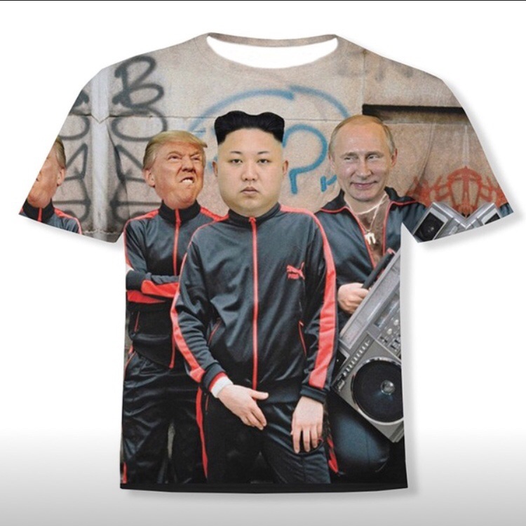 2019 New Year 3D Short sleeve T-shirt