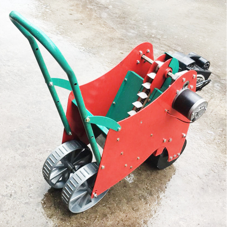 小型家用大蒜播种机手推式大蒜点播机蒜头电动农用种植机栽蒜机
