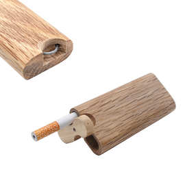 新款木头烟管套装 金属烟管 清洁沟木质烟盒套装 Dugout 跨境外贸