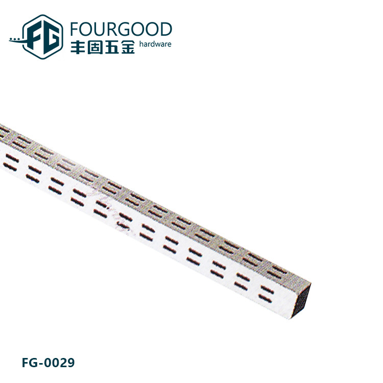 Suministrado directamente del fabricante, tubo cuadrado de hierro galvanizado AA de 38*38 mm, barra de pilar A, engrosada, específicamente para estanterías de tiendas de ropa.