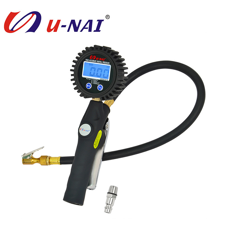 厂家直供充气表 数显轮胎充气表 适用各种轮胎充气手表批发可定制