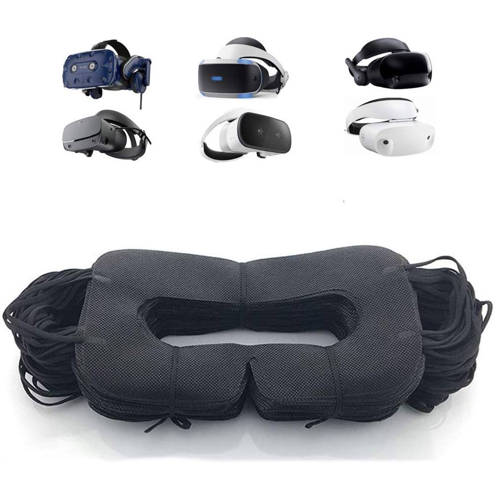 一次性隔离VR眼镜通用防无纺布烫印面部衬垫卫生布眼罩