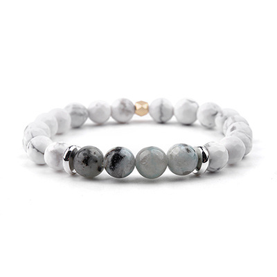 Ethnic Style Marble Natural Stone Moonstone Bracelets display picture 5